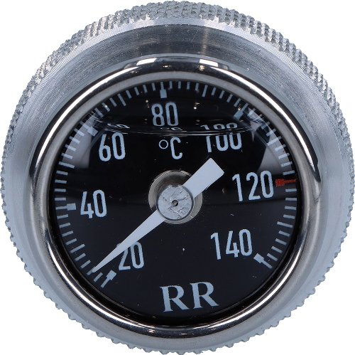 RR Ölthermometer schwarz 30x2x160 - Honda 600, 650, Indian