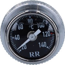 RR Oil thermometer black 30x2x160 - Honda 600, 650, Indian