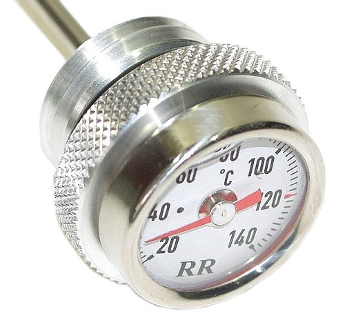 RR Oil thermometer white 30x3.5x235 - Yamaha 650 XS