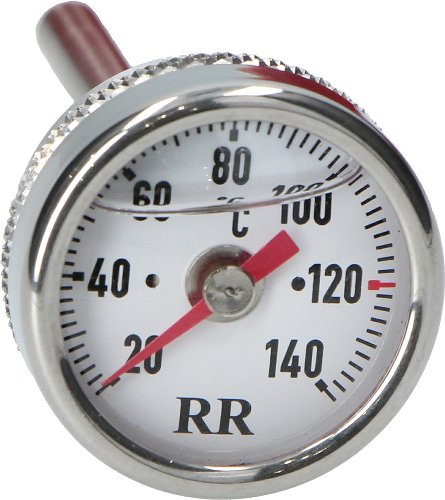 RR Oil thermometer white 24x3x50, Honda 450,650,750,1000,