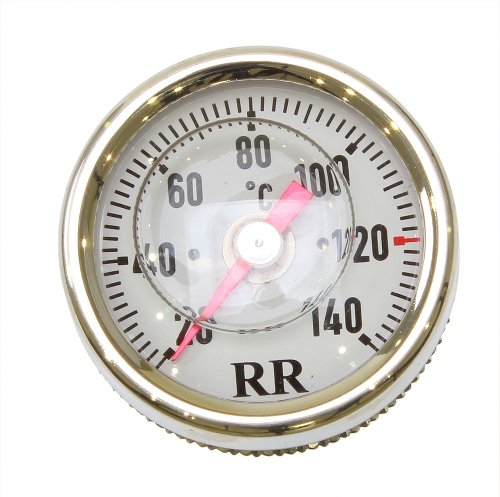 RR Oil thermometer white 22x1.5x75, Ducati 750-900SS