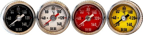 RR Oil thermometer white, Ducati Scrambler, Monster,