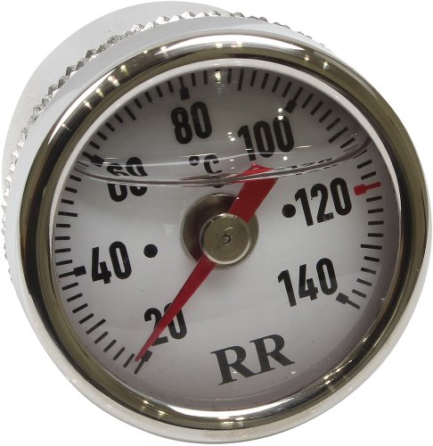 RR Oil thermometer white, Ducati Scrambler, Monster,