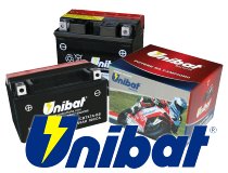 Batería sin mantenimiento Unibat CT7B-BS (12 V 6,5 AH)