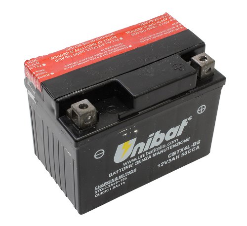 Unibat libre de mantenimiento CBTX4L-BS 12 V 3 AH (50314)