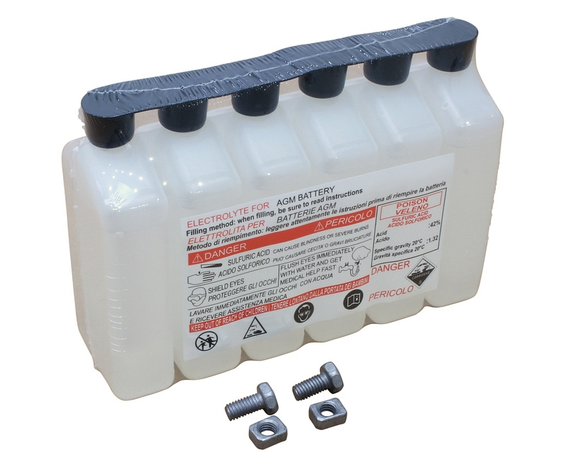 Unibat CBTX7A-BS maintenance free acid battery 12 V 6 AH (50615) - Aprilia,  Honda, Suzuki, Yamaha
