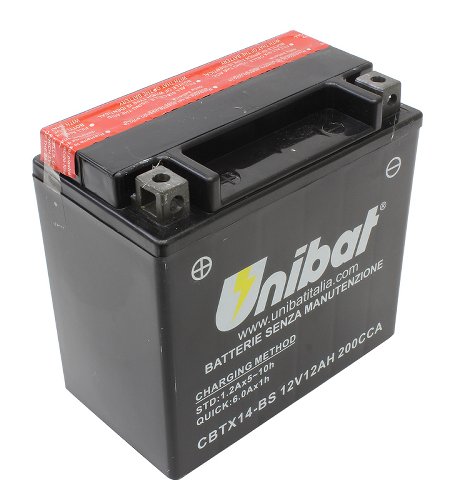 Unibat batterie sans entretien CBTX14-BS (12 V 12 AH)