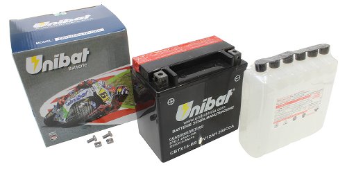 Unibat batterie sans entretien CBTX14-BS (12 V 12 AH)