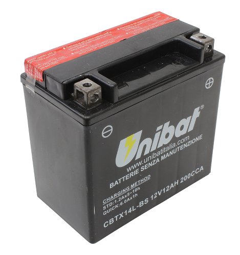 Unibat Wartungsfrei CBTX14L-BS (12 V 12 AH) (51214) NML