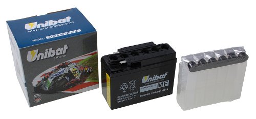 Unibat CTR4A-BS Säurebatterie, wartungsfrei (12 V 2,3 AH)