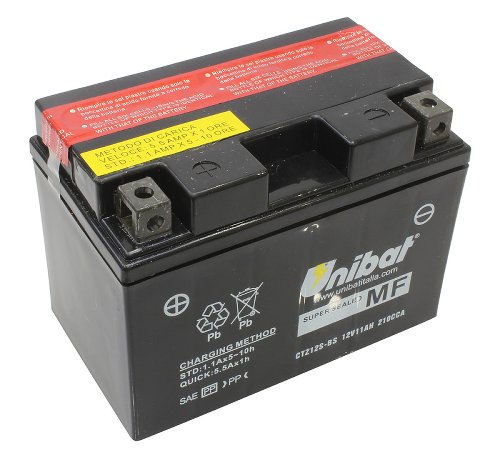 Unibat Wartungsfrei CTZ12S-BS (12 V 11 AH) (51120) NML