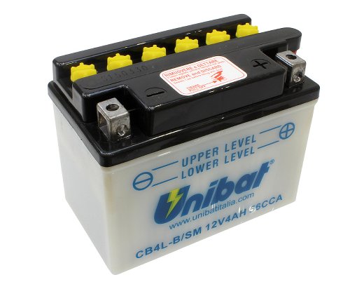 Unibat CB4L-B Acid battery 12 V 4 AH (50411) - Aprilia,