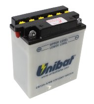 Unibat CB12A-A batterie à l`acide 12 V 12 AH NML