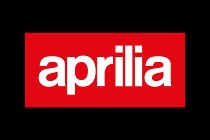Zerbino Aprilia "Logo Aprilia" nero/rosso, 50 x 70 cm