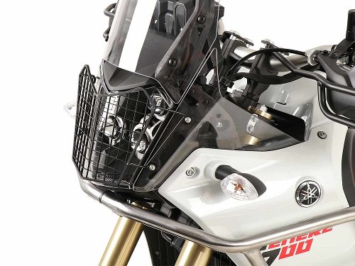 Hepco & Becker Headlight grill, Black - Yamaha Ténéré 700 /