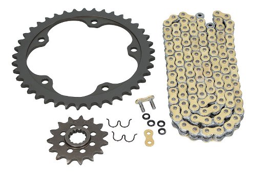 DID chain set ZVMX, 110-15-40 - MV Agusta F4 1000 Veltro ´08