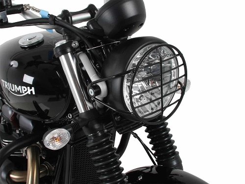 Hepco & Becker Headlight grill, Black - Triumph Street