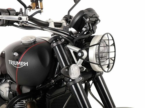 Hepco & Becker Headlight grill, Black - Triumph Scrambler