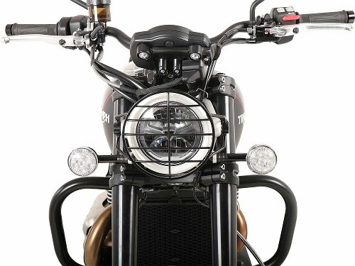 Hepco & Becker Headlight grill, Black - Triumph Scrambler