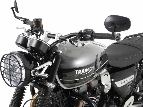 Hepco & Becker Headlight grill, Black - Triumph Speed Twin