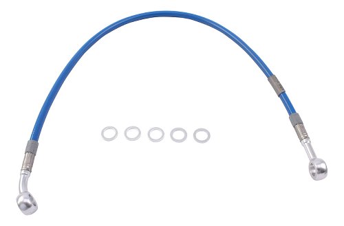 Spiegler Aprilia front steel flex cable kit 125 RS blue ABE