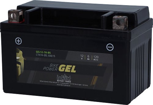 intAct Bike-Power Gel Battery YTX7A-BS (50615) 12V 6AH