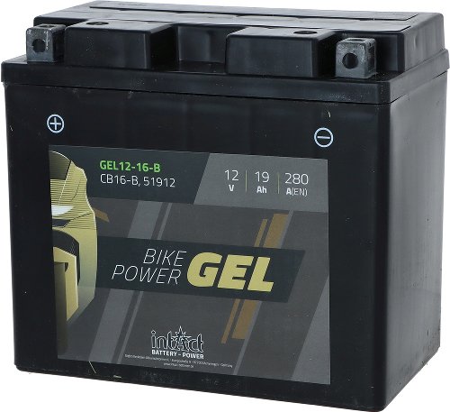 intAct Bike-Power Gel Battery YB16-B 12V 19AH (51912)