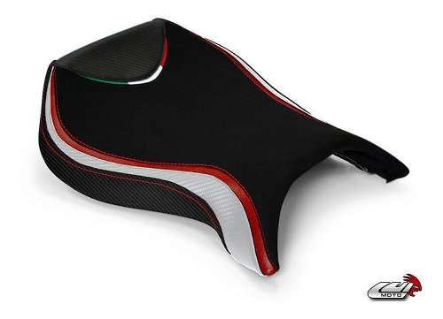 Luimoto Seat cover `Team Italia` white - MV Agusta 750, 1000