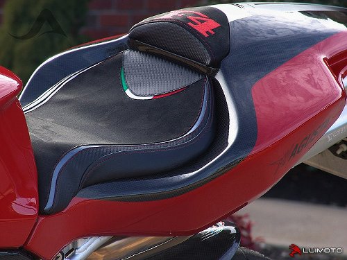 Luimoto Seat cover `Team Italia` red - MV Agusta 750, 1000