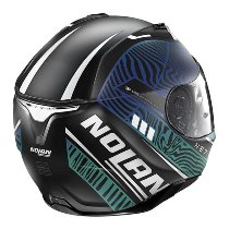 Nolan N87 Sioux N-COM Integralhelm Matt Schwarz/Grün/Blau M