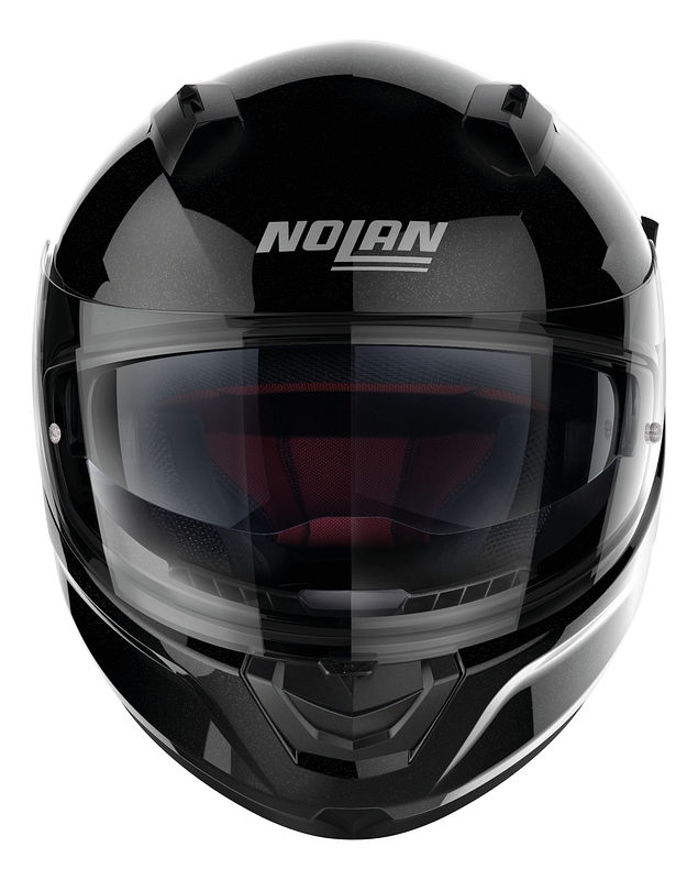 Nolan best sale black helmet