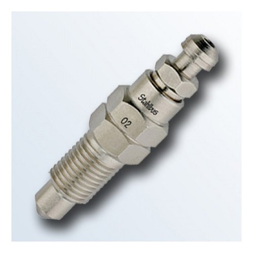 Stahlbus Brake Bleeder Screw & Valve – 3/8-24 UNF, 16mm Tapered, Nickel-Plated Steel