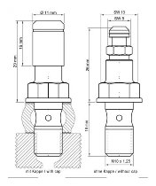 stahlbus Hohlschraube mit Entlüftungsventil M10x1,25x19mm,