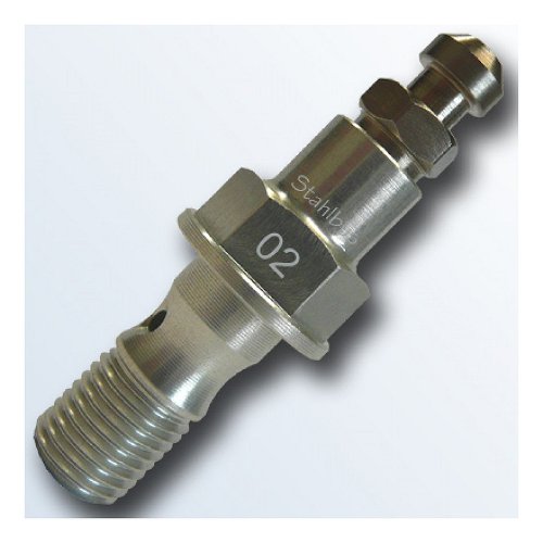 stahlbus Banjo bolt with bleeder valve 3/8 inch-24UNFx20mm,