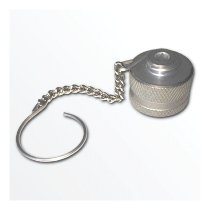 stahlbus Dust cap for oil drain valve with retainer, steel