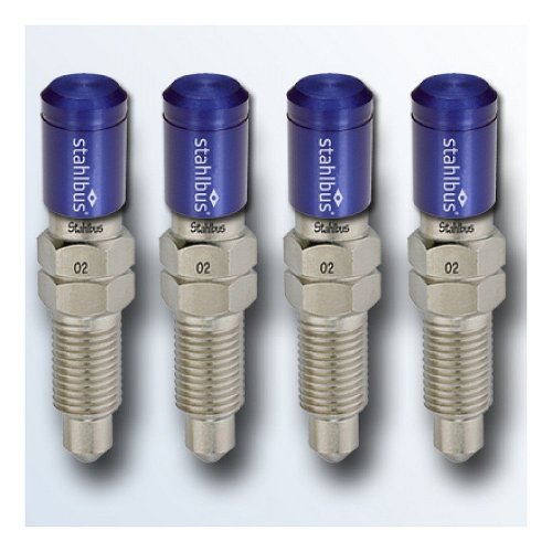 stahlbus Set de 4 vannes de purge 3/8 pouce-24UNFx22mm,