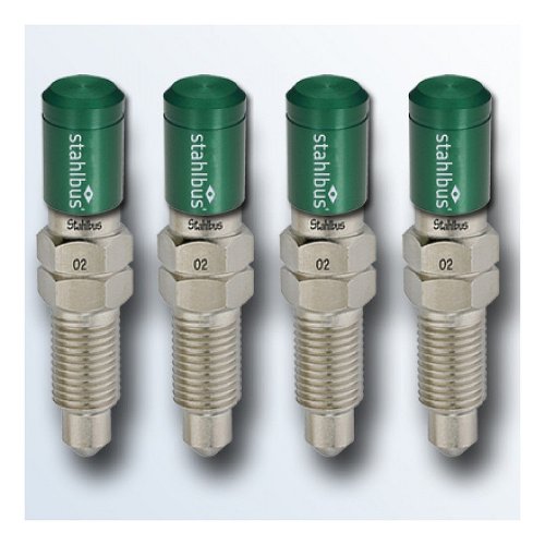 stahlbus Set de 4 vannes de purge 3/8 pouce-24UNFx22mm,