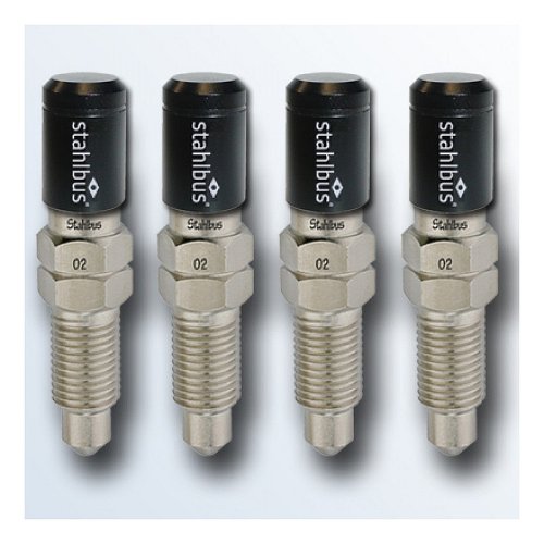 stahlbus Set de 4 vannes de purge 3/8 pouce-24UNFx22mm,