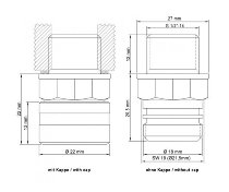 Set de vannes de vidange d'huile stahlbus, acier, G 1/2