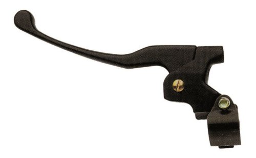 Tommaselli brake lever complete, left, aluminum, black, -