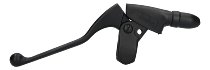 Tommaselli clutch lever complete, aluminum, black, - Fantic