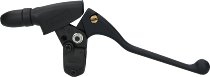 Tommaselli clutch lever complete, aluminum, black, - GAS GAS