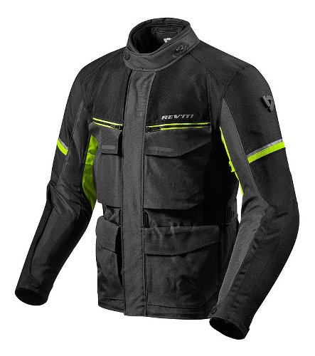 Revit Outback 3 Textile Jacket Black/Neon Yellow 2XL