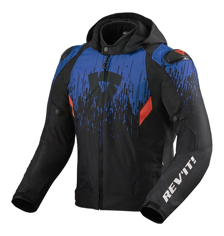 Revit Quantum 2 H2O textile jacket black/blue S Spare Parts for