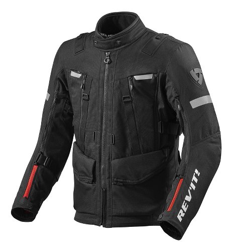 Revit Sand 4 H2O Textiljacke Schwarz 4XL