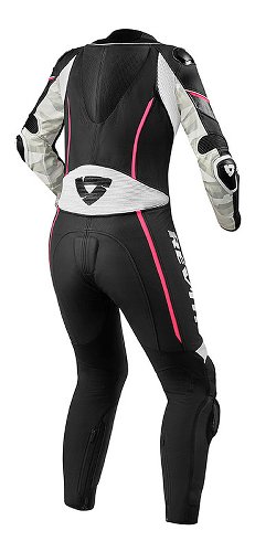 Revit Xena 3 1-Teiler Damen Lederkombi Schwarz/Pink 40