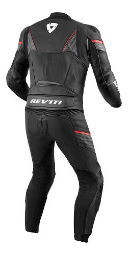 Revit Beta Combinaison en cuir Noir/Neon Rouge 52