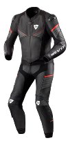 Revit Beta Combinaison en cuir Noir/Neon Rouge 52