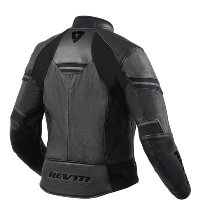 Revit Median Damen Lederjacke Schwarz/Anthrazit 40