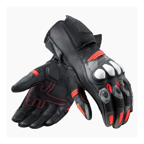 Revit Gloves League 2 - Black-Neon Red, M